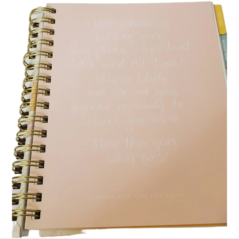Eccolo 18 Month Weekly/Monthly Planner Spiral Bound Hardcover New